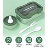 Huifoo Lunch Box Set, 1250 ml Lunch Box with Compartments