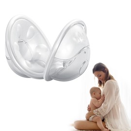 CPJJ 2 Pcs Nipple Shields Breastfeeding Cover Nursing Covers Nipple Shield Nipple Pads Breast-Feeding Nipple Covers Breastfeeding Breast Feeding Cover for Nursing Newborns