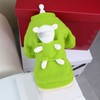 Dog Sweater Thickened Winter Apparel Knitting Wool Cute Bear Toy