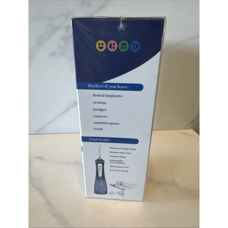 Cheeky Cordless Ultra Deep Cleaning Water Flosser 5 Floss Heads