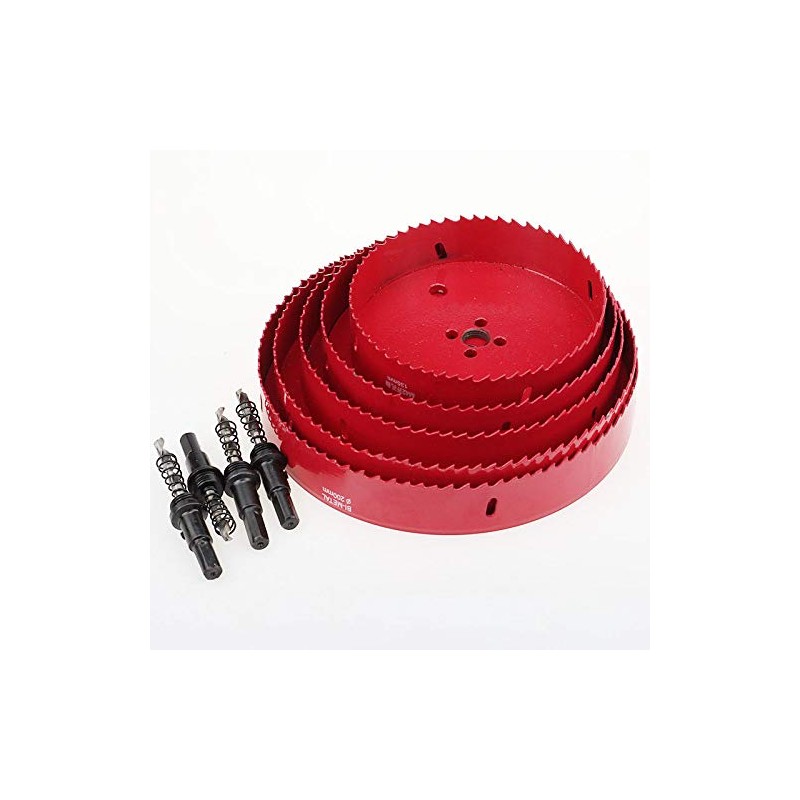 23 mm Bi-Metal Hole Saw Red, M50 HSS Hole Cutter