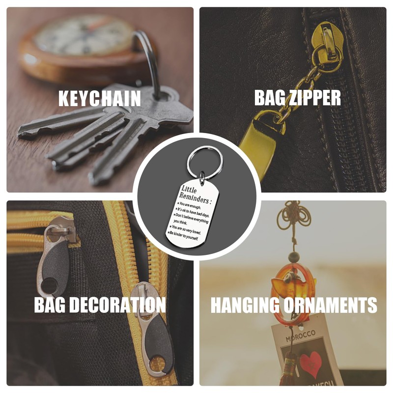 COACOM 1 small memory keyring, 1 jewellery box, inspirational creative