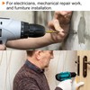 sourcing map 2pcs Square Screwdriver Bit SQ2 1/4" Hex Shank