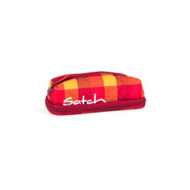 SATCH Firecracker Federmäppchen SAT-PEN-001-9A8, 22 cm, 1 L, Red Yellow Checks
