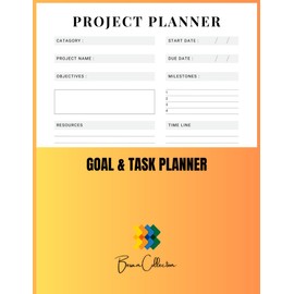 Goal & Task Planner: Structured Logbook for Projects, Deadlines & Accountability
