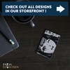 Freja Svendsen Engraved Aluminum Wallet for Men - Slim Money