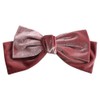 Women's Velour Ribbon Barrette, Large, Cute, Stylish, Hair Accessory, 03.
