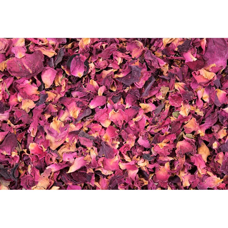 Organic Culinary Rose Petals, 12 oz, Dried, Edible for Tea