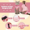 BRKURLEG Cat Recovery Suit for Female Male Anti-Licking Pet Surgical