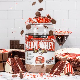Musclesport Musclesport Lean Whey Revolution ?Protein Powder - Whey Protein Isolate - Low Calorie, Low Carb, Low Fat, Incredible Flavors - 25g Protein per Scoop - 2lb Red Velvet
