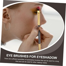 FRCOLOR Juego de 2 Aplicadores de Sombra de Ojos Brochas de Maquillaje Mini Barras de Maquillaje para Sombra de Ojos 15 Unidades