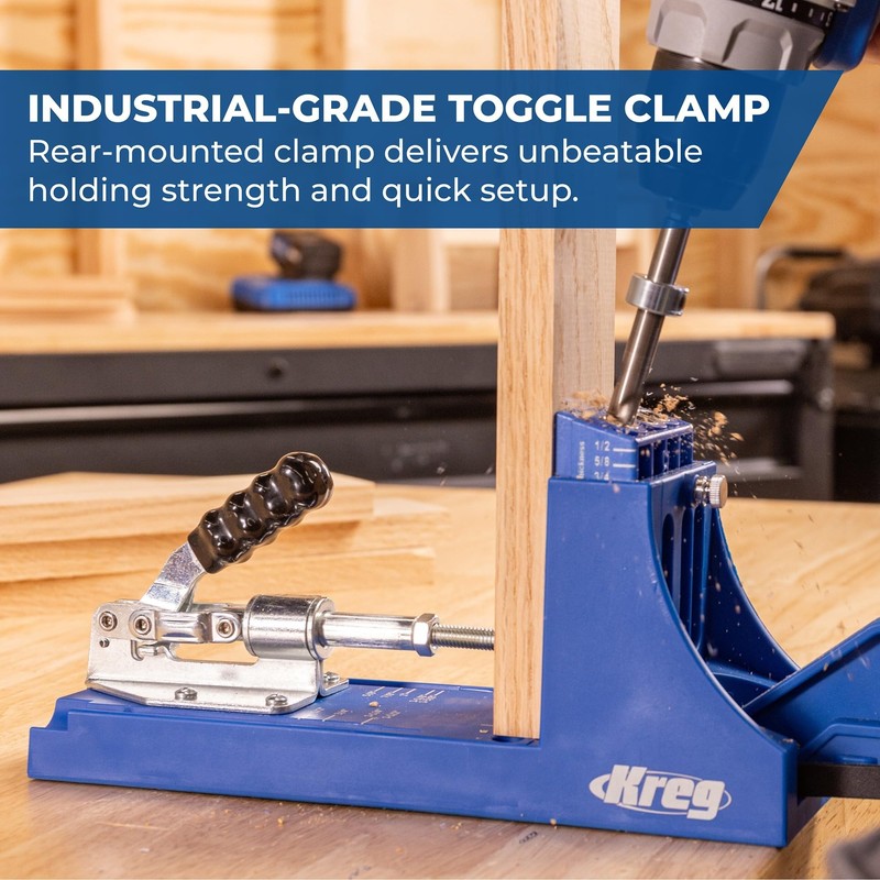 Kreg K4 Pocket Hole Jig - Adjustable, Versatile Jig for
