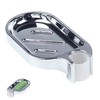 Shower Rail Slide Soap Dish Holder, Adjustable Soap Dish Holder,