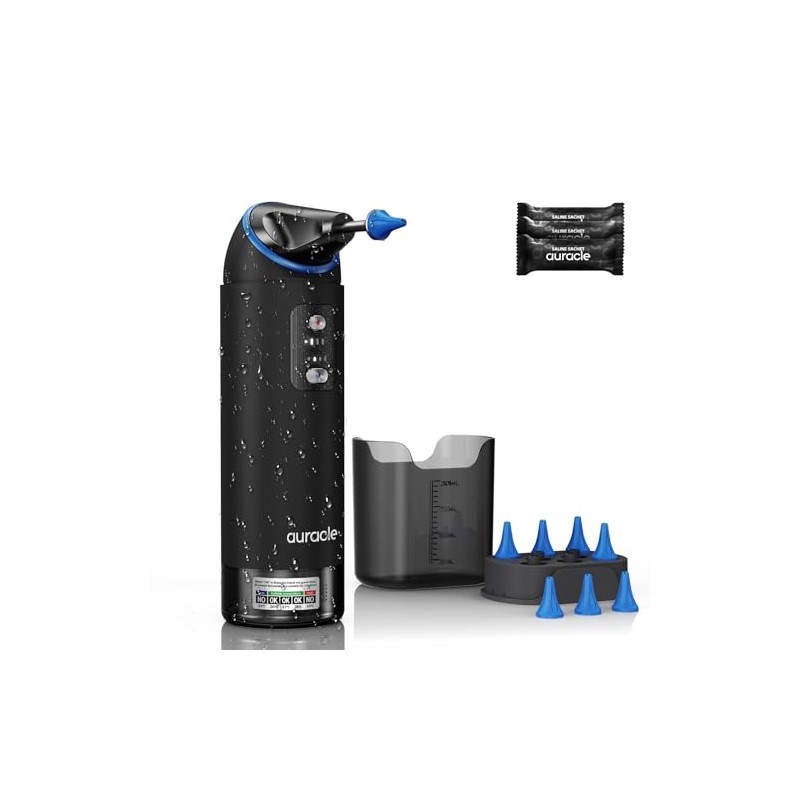 Ear Wax Removal Irrigation Tips, Blue, 8 Packs