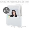 MVQPER Pack of 2 Magnetic Pen Holders, Magnetic Newspaper Holder,