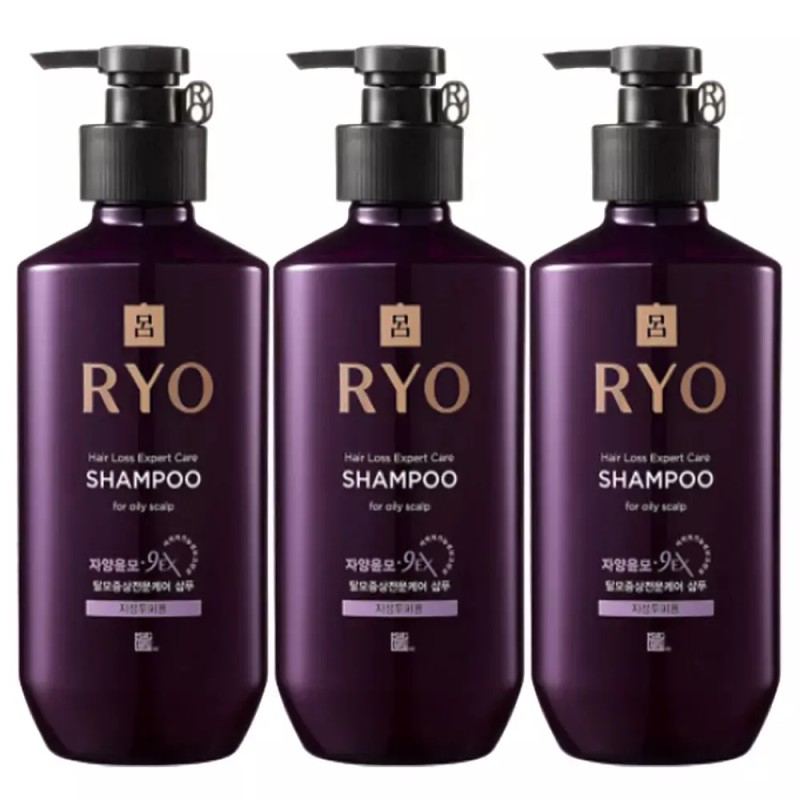 Ryeo 려 자양윤모 9ex 탈모전문케어 샴푸 400ml / 지성 x