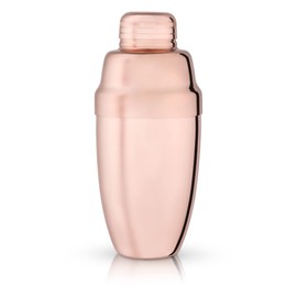 Viski Coctelera de cobre pesado, mezclador de bebidas de acero inoxidable, con colador de barra, coctelera profesional para Martini y Margarita, acabado de cobre pulido, 16 onzas