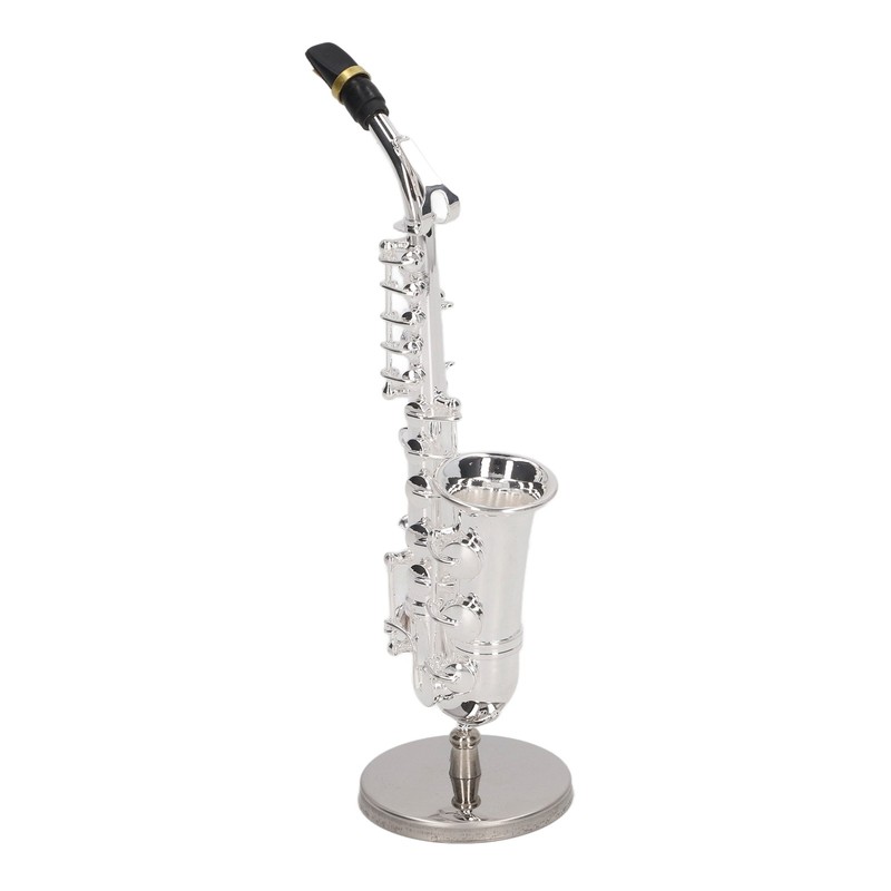 Alto Saxophone Ornaments Mini Sax Decoration Musical Instrument Model Gift