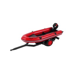 OPO 10 - Zodiac firefighter inflatable boat on trailer 1/43 - PB803
