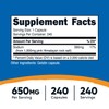 Nutricost Pink Himalayan Salt Capsules 1000mg, 390mg Sodium, 240 Capsules
