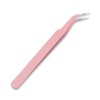 Elove Eyelash Tweezer Eyebrow Tweezers, 1 Piece, Pink / 엘로브 속눈썹 트위저 눈썹 족집게, 1개, 핑크