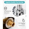 4 Inch Center Kitchen Sink,Commercial Sink Faucet,Brass Kitchen Faucet,Wall Mount