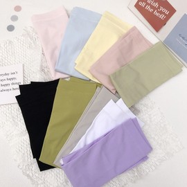 Women's Golf UV Protection Ice Arm Sleeves - Morandi Colors for Summer Cycling Size/Purple Taro 15ea