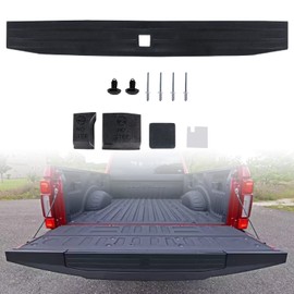 RANSOTO Tailgate Molding Trim Compatible with 2017 2018 2019 2020 2021 2022 Ford F250 F-250 F350 F-350 F450 F-450 Super Duty Flexible Flex Step Cap Top Protector Cover Replaces HC3Z9940602A, FO1904134