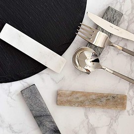 Tableware East Cutlery Rest 11cm Marble Silver ko-004-04