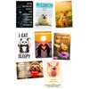 Fridge Magnet Happy Bee, Inspirational, Bee Yourself Bee Happy 8.5cm