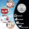 25 Pcs Christmas Stencils for Crafts Reusable 4 Inch Small