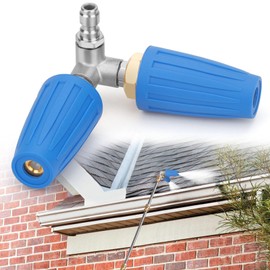 EEEKit Dual Turbo Nozzle Pressure Washer 4000 PSI, 360° Rotating Turbo Pressure Washer Nozzle with 1/4" Quick Connector, 2.0 Orifice, 4-6 GPM