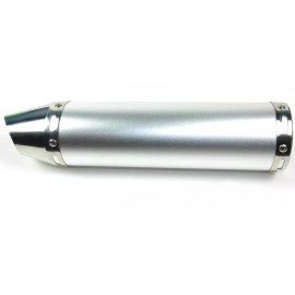 Unbranded High Performance Chrome Exhaust Pipe Gy6-50 Qmb139 49cc Chinese Scooter
