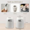 Shinlar Mr & Mrs Ceramic Toothbrush Holders - Bridal Shower