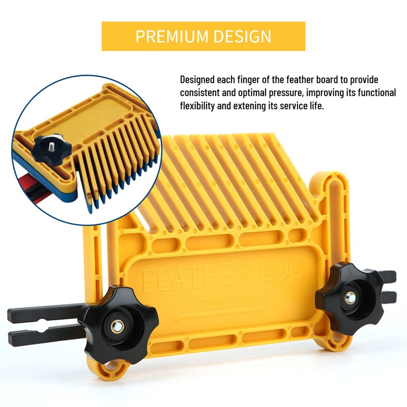 Feather Board, Featherboards, Carpentry Aid Hand Tool Set, Woodworking Router