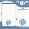 FYSUIMU 3 Pack Ocean Sea Hand Towel Cotton Embroidered Seashell