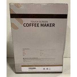 KIDISLE Touch Screen Coffee Maker, sILVER (CM1429TE-UL)