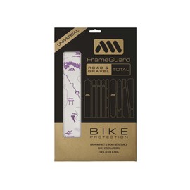 All Mountain Style Bike Frame Protection Kit - 18-Piece Clear Film for Gravel & Road - Ultra-Light 200µm PVC, Scratch-Resistant, Easy DIY Install - Grinduro Gravel Total