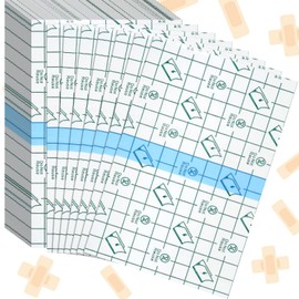 BBTO BBTO 50 Pieces Transparent Clear Adhesive Bandage Stretch Large Waterproof Film Adhesive Bandages Dressing Supplies(4 x 6 Inch)