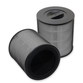 PUREBURG KF170 Replacement FIlter Compatible with Kenmore 850e series PM1005 Air Purifier,2-Pack H13 HEPA Activated Carbon 3-Stage Filtration Air Clean Dust VOCs Odor