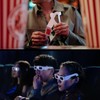 QIANCAIWANG 5 Pack 3D Paper Glasses for Movies, Anaglyph Glasses,
