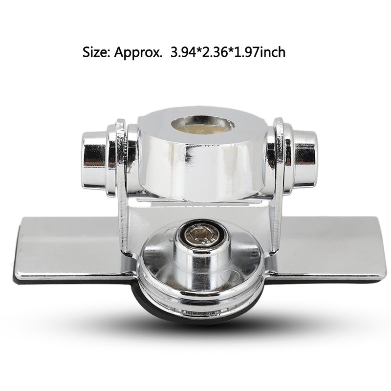 RB-400 Silver Car Antennas Bracket Mount Clip Holder With 4