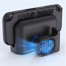 PETFROH For Switch 2 Cooling Fan, Compatible with Genuine Docks, 2 Wind Speeds, Adjustable, USB-A Expansion Port, Long Playtime, Heat Dissipation, Easy Installation, Lightweight Design, Easy to Carry