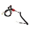 KIMISS Motorcycle Motor Cable Lanyard Kill Stop Switch 12 V