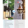 VIANIS Dusk to Dawn Outdoor Garage Lighting, Farmhouse Oil Rubbed