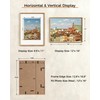 RICHFOCUS 12x16 Picture Frame USA-Sourced Natural Oak Solid Wood Photo