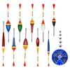 YCHYAN 10 Piece Float Fishing Set, Float for Fishing Set,