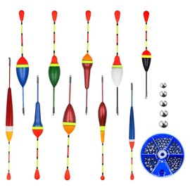 YCHYAN 10 Piece Float Fishing Set, Float for Fishing Set, Available in Various Sizes, Fishing Accessories Set, Float Fishing Trout, Suitable for Various Fish Sizes