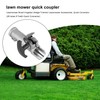 TOBEOME Shaft Connector Joining Clamp,Lawn Mower Brush Irrigation Hedge Trimmer