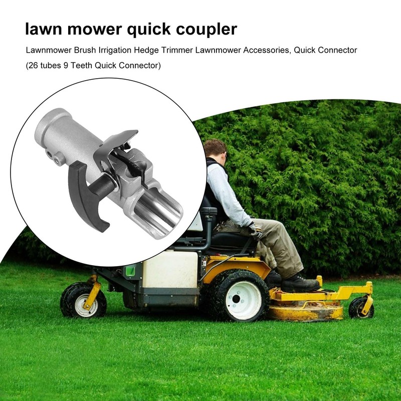 TOBEOME Shaft Connector Joining Clamp,Lawn Mower Brush Irrigation Hedge Trimmer